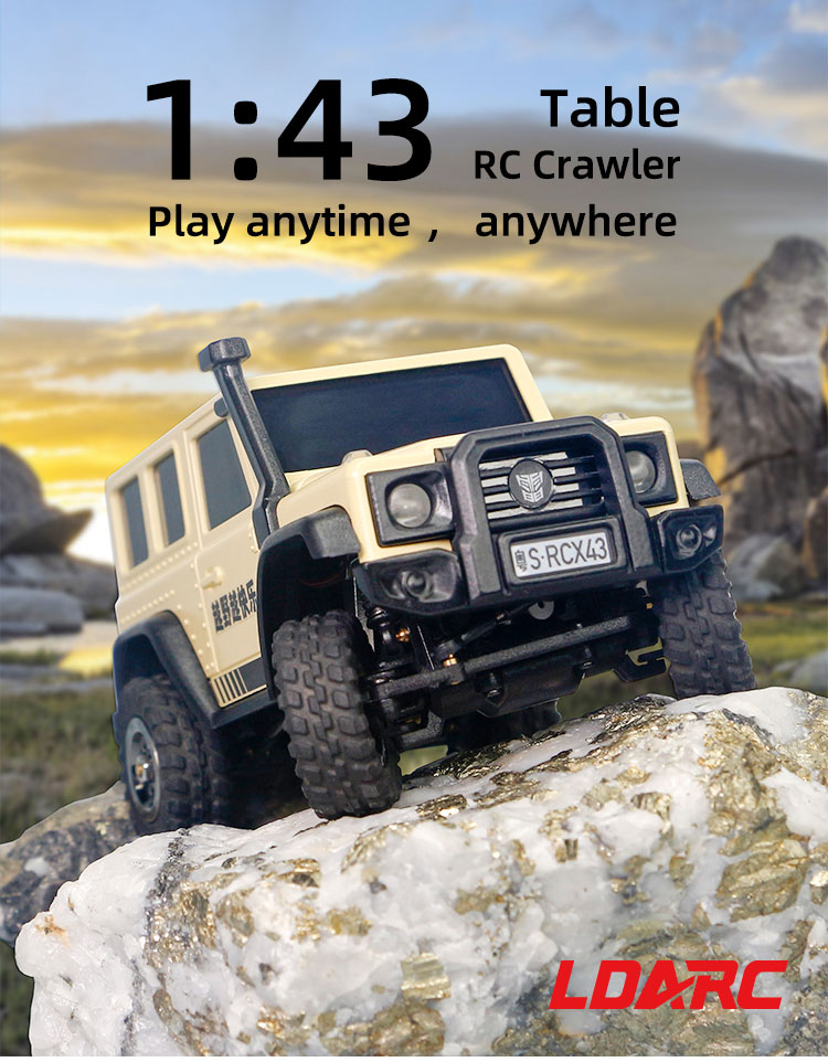 Rc Hobby World - LDARC X43 1:43 Гусеничный радиоуправляемый автомобиль