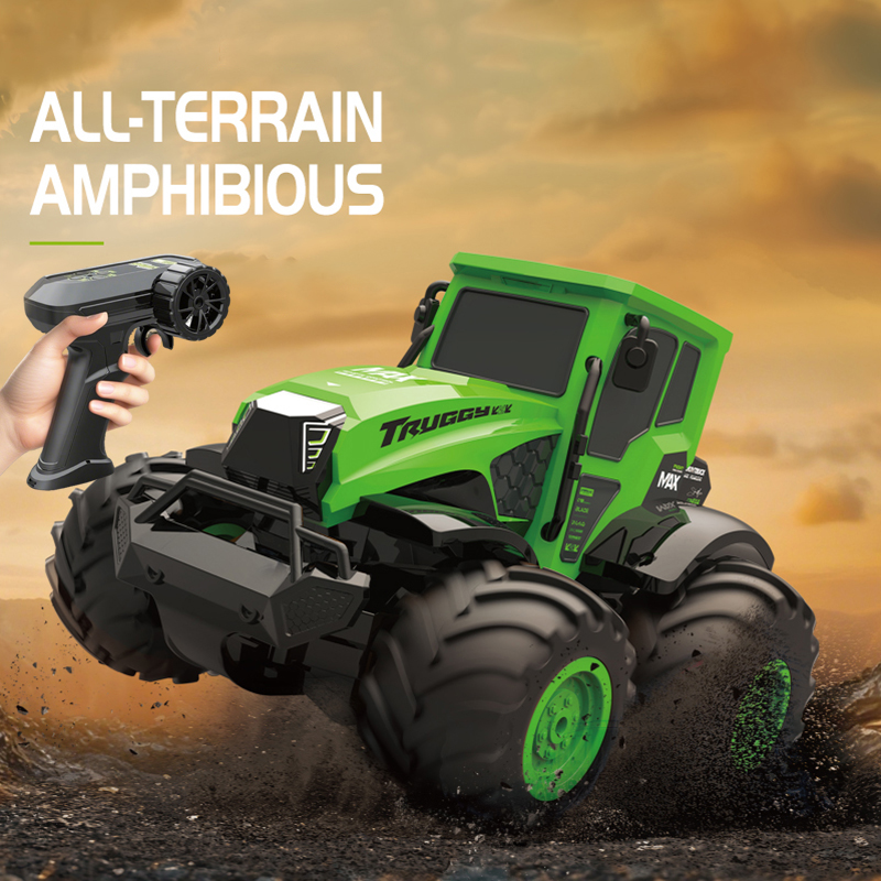 Rc Hobby Dump Truck - Радиоуправляемая амфибия-грузовик 1:14, полноприводная, внедорожная, для