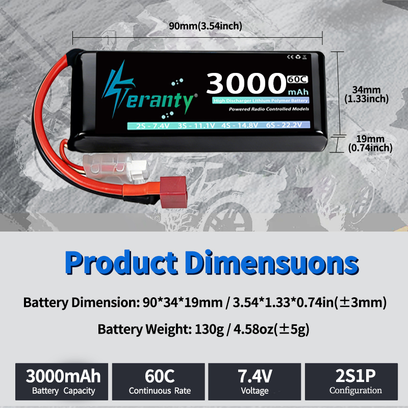 Аккумулятор LiPo TERANTY 2S 30 – обзор и цена Rc Hobby Models