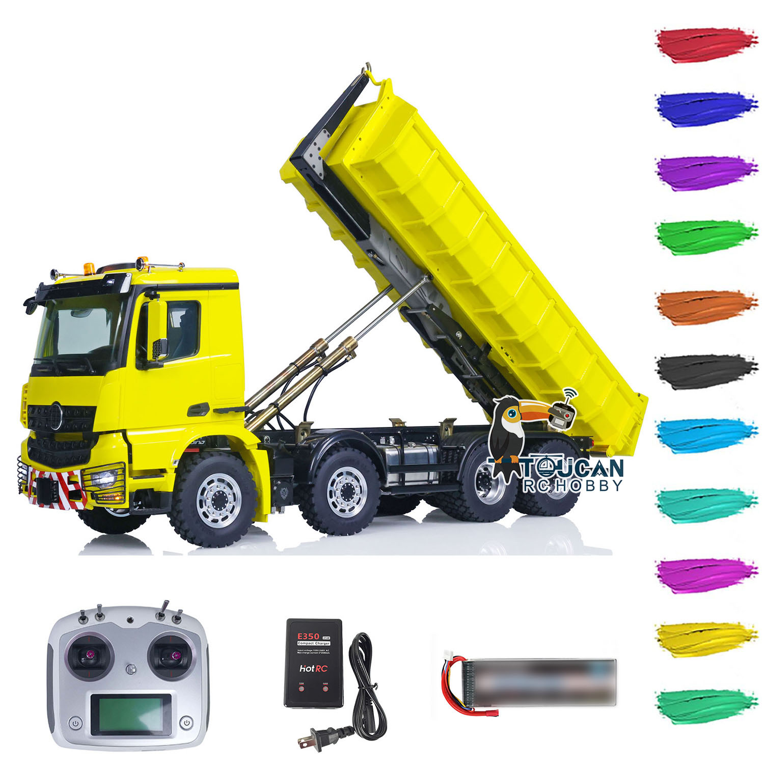 8x8 LESU 1/14 Модернизированны – обзор и цена Rc Hobby Dump Truck