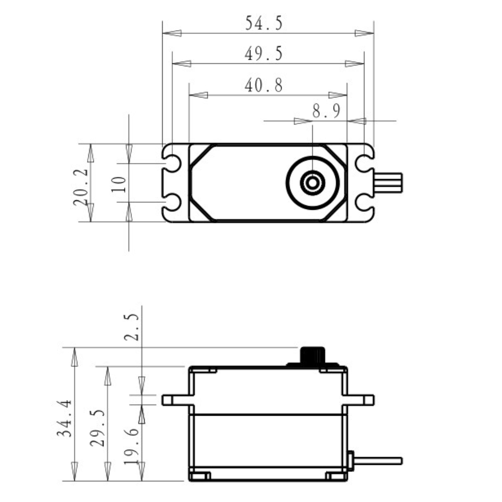 Dsservo BLS4355 55 кг Низкопро – обзор и цена Rc Hobby Products