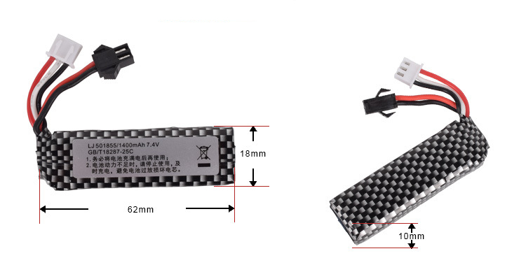 7,4 v 1400 мА/ч, 25C 501855 Li – обзор и цена Rc Hobby Usa