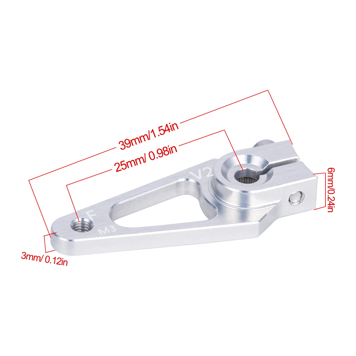 39 мм M3 7075 Алюминий 25T Сер – обзор и цена Rc Hobby Room